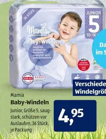 Aldi Süd Mamia Baby-Windeln Angebot