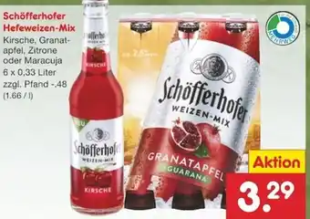 Netto Marken-Discount Schöfferhofer Hefeweizen Mix 6x0,33L Angebot