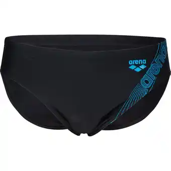 Intersport Arena badehose men's dreamy swim brief black-turquoise 6 Angebot