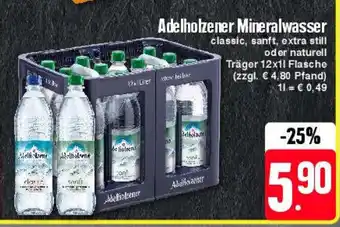 Edeka Adelholzener Mineralwasser 12*1L Angebot