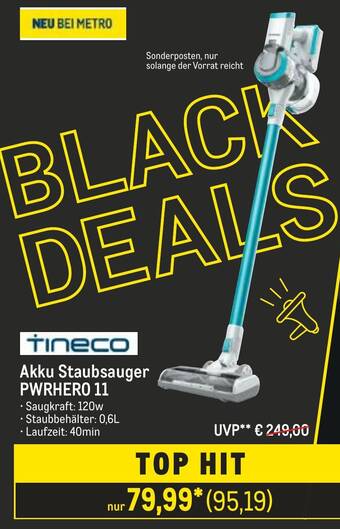 METRO Tineco Akku Staubsauger PWRHERO 11 Angebot