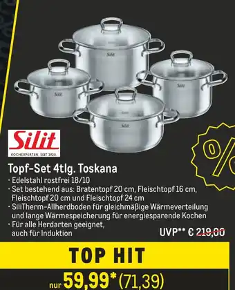 METRO Silit Topf-Set 4tlg. Toskana Angebot