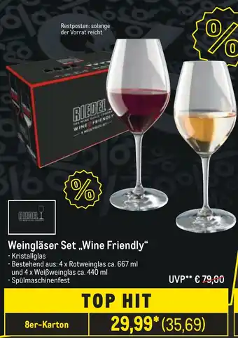 METRO Weingläser Set „Wine Friendly" Angebot