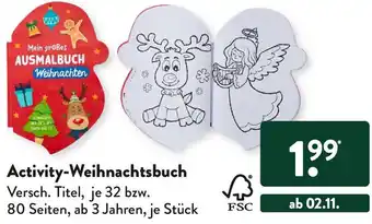 Aldi Süd Activity-Weihnachtsbuch Angebot