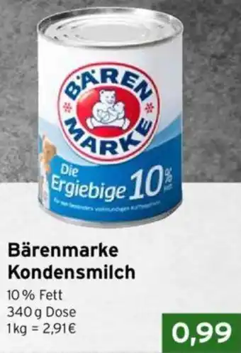 CAP Markt Bärenmarke Kondensmilch 340 g Dose Angebot