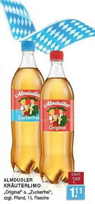 Edeka Zurheide Almdudler Kräuterlimo Angebot