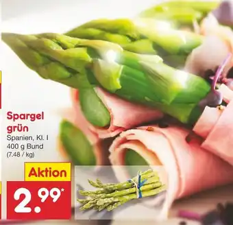 Netto Marken-Discount Spargel grün 400g Angebot