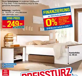 Möbelpiraten Schlafzimmer oder Bettanlage Angebot