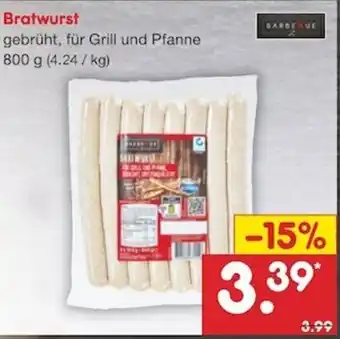 Netto Marken-Discount Bratwurst 800g Angebot