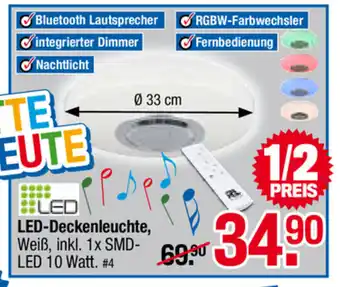 Möbelpiraten LED Deckenleuchte Angebot