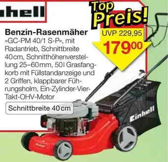 Jawoll Einhell Benzin Rasenmäher GC-PM 40/1 S-P Angebot