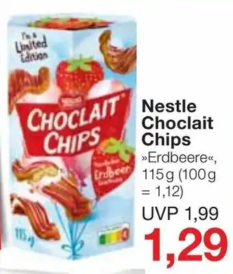 Jawoll Nestle Choclait Chips 115g Angebot