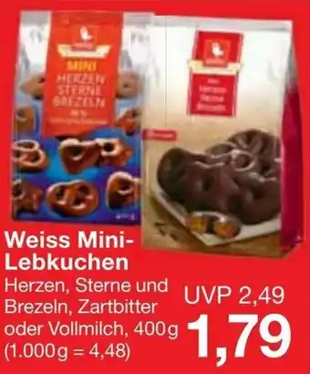 Jawoll Weiss Mini Lebkuchen 400g Angebot