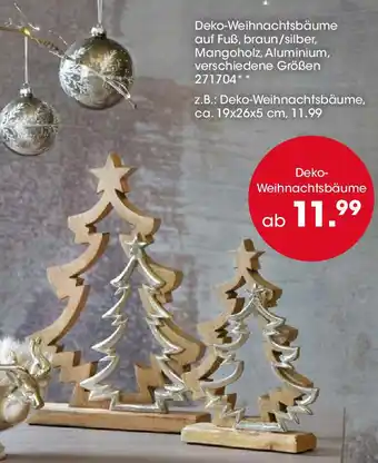 Möbel Martin Casa Nova Deko-Weihnachtsbäume Angebot