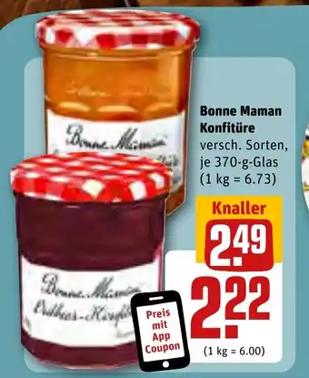 REWE Bonne Maman Konfitüre je 370 g Angebot