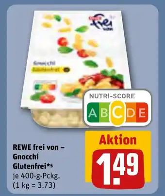 REWE REWE frei von Gnocchi Glutenfrei je 400g Angebot