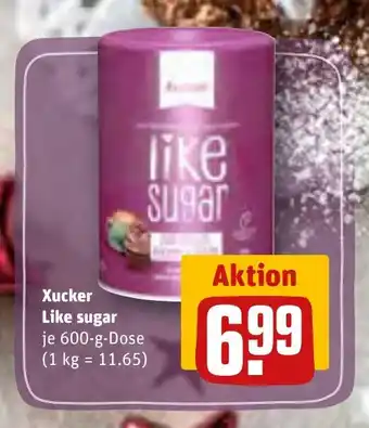 REWE Xucker Like sugar je 600 g Angebot