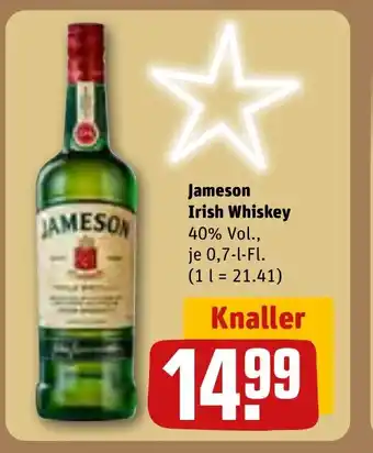 REWE Jameson Irish Whiskey je 0,7-1-FL Angebot