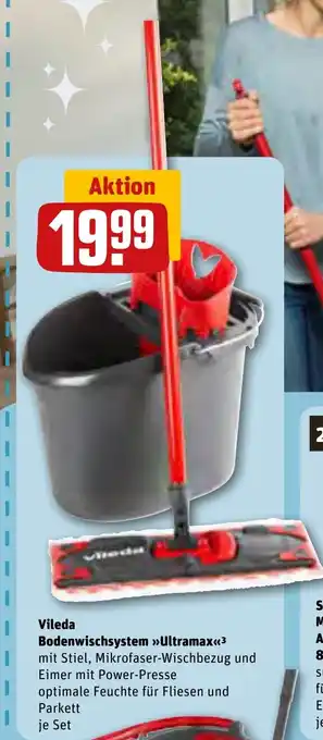 REWE Vileda Bodenwischsystem Ultramax Angebot