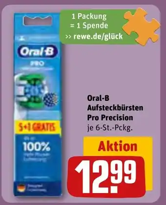 REWE Oral-B Aufsteckbürsten Pro Precision je 6 St Angebot