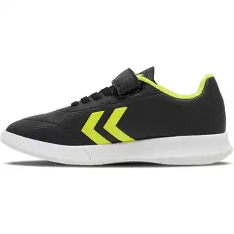 Intersport Hummel kinder fussball-hallenschuhe top star i.n. jr black/yellow 31 Angebot