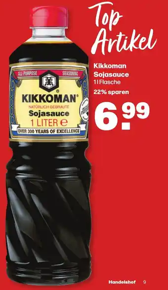 Handelshof Kikkoman Sojasauce 1L Angebot