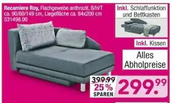 Möbel Boss Recamiere Roy Angebot