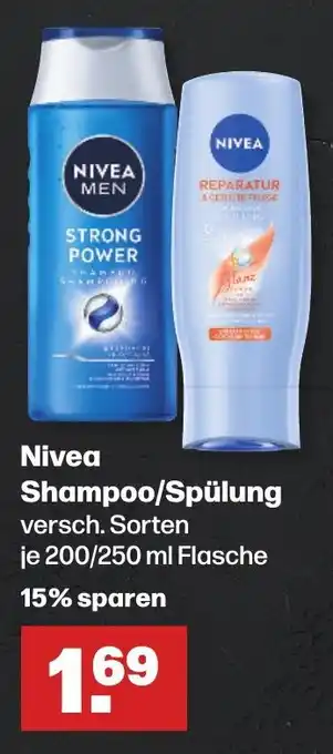 Handelshof Nivea Shampoo/Spülung 200/250 ml Angebot