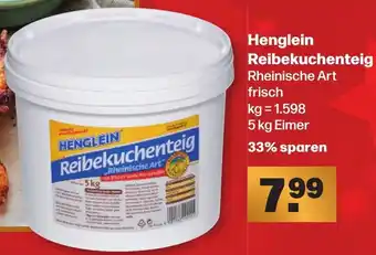 Handelshof Henglein Reibekuchenteig 5 kg Eimer Angebot