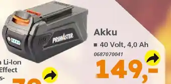 Globus Baumarkt PRIMASTER Akku Angebot