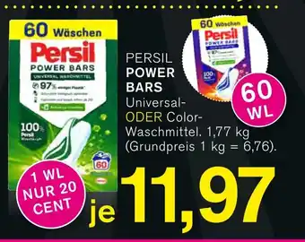 KODi Persil POWER BARS Universal-ODER Color-Waschmittel. 1,77 kg Angebot