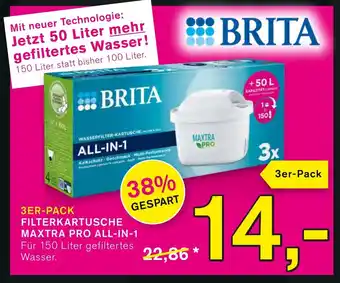 KODi BRITA 3ER-PACK FILTERKARTUSCHE MAXTRA PRO ALL-IN-1 Angebot