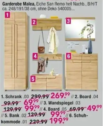 Möbel Boss Garderobe Malea Angebot