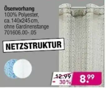Möbel Boss Ösenvorhang Angebot