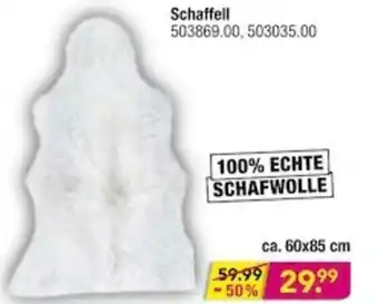 Möbel Boss Schaffell Angebot