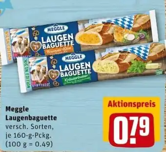 REWE PETZ Meggle Laugenbaguette 160g Angebot