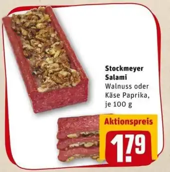 REWE PETZ Stockmeyer Salami 100g Angebot