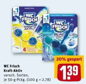 REWE PETZ WC Frisch Kraft Aktiv 50g Angebot