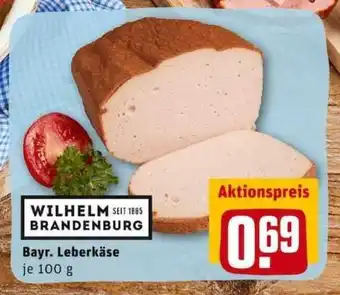 REWE City Bayr. Leberkäse 100g Angebot