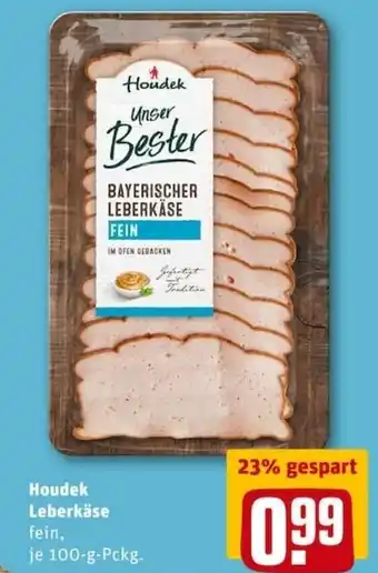 REWE City Houdek Leberkäse 100g Angebot