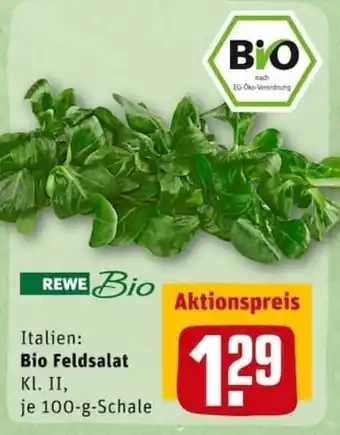 REWE City Bio Feldsalat 100g Angebot