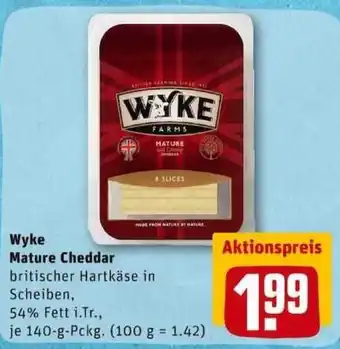 REWE City Wyke Mature Cheddar 140g Angebot