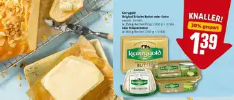 REWE City Kerrygold Original Irische Butter oder Extra 250g oder Kräuterbutter 150g Angebot