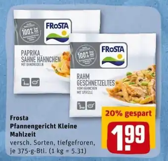 REWE City Frosta Pfannengericht Kleine Mahlzeit 375g Btl. Angebot