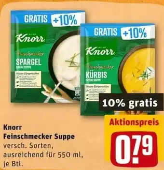 REWE City Knorr Feinschmecker Suppe Angebot