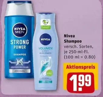 REWE City Nivea Shampoo 250ml Angebot