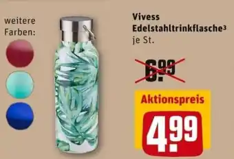 REWE City Vivess Edelstahltrinkflasche Angebot