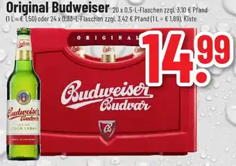 trinkgut Original Budweiser 20 x 0,5/24x0,33 L-Flaschen Angebot