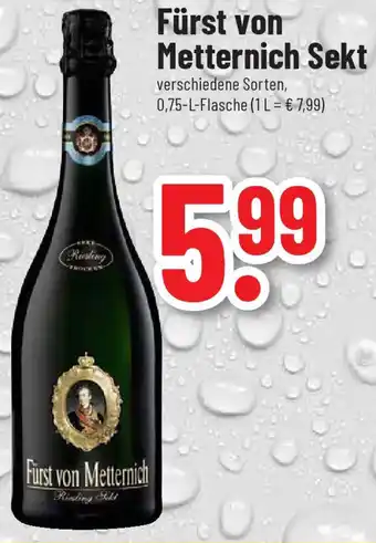 trinkgut Fürst von Metternich Sekt 0,75 L Flasche Angebot