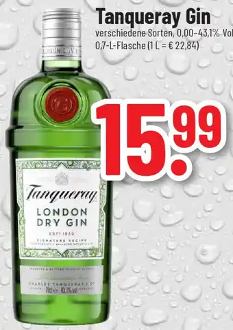 trinkgut Tanqueray Gin 0,7 L Flasche Angebot